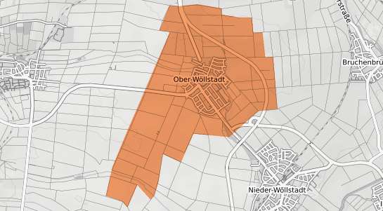 Mietspiegelkarte W&ouml;llstadt Ober W&ouml;llstadt